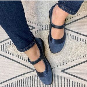 NAOT suede Women's Navy blue Mary Jane Shoes